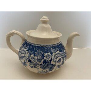 Mason’s Crabtree & Evelyn Blue &White Tea Pot Made in England